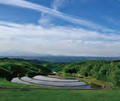 住まいのある熊本県の風景