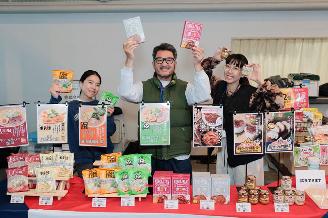 お土産品販売ブースの様子