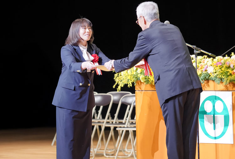表彰の様子